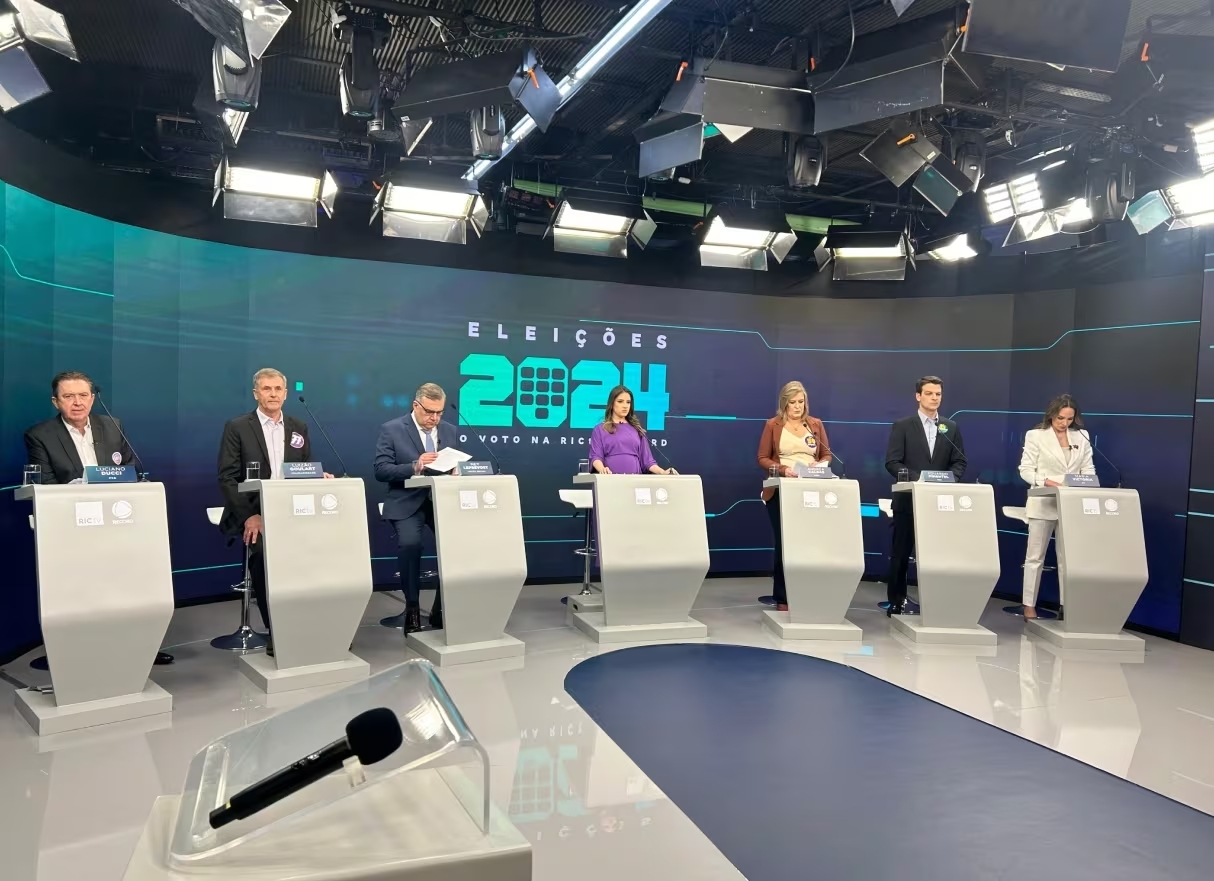 RICtv | RECORD conquista liderança de audiência com debate entre candidatos à prefeitura de Curitiba