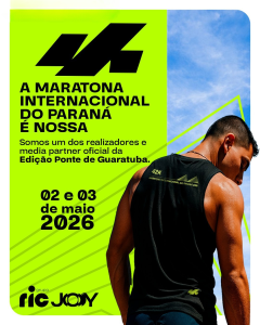 O Grupo Ric é um dos idealizadores da Maratona Internacional do Paraná edição Ponte de Guaratuba